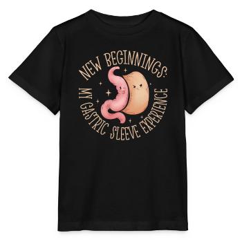 Gastric sleeve, gastric sleeve, gastrectomy, gastrectomy - Stanley/Stella MINI CREATOR Kids’ T-Shirt - black - Front - Mikhail (115cm)