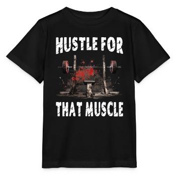 Hektik für den Muskel - Stanley/Stella Kinder T-Shirt MINI CREATOR  - Schwarz - Vorne - Mikhail (115cm)
