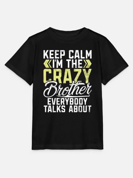 Brother Gifts - Stanley/Stella Kinder T-Shirt MINI CREATOR  - Schwarz