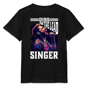 Dibs On The Lead Singer 5 - Stanley/Stella MINI CREATOR Kids’ T-Shirt - black - Front - Mikhail (115cm)