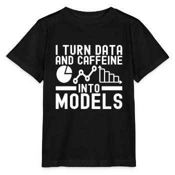 Analyste de données en science des données - T-shirt bio MINI CREATOR Stanley/Stella Enfant - noir - Devant - Mikhail (115cm)