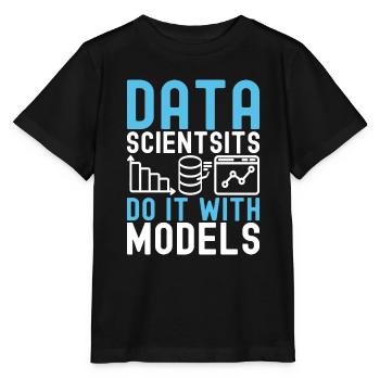 Analyste de données en science des données - T-shirt bio MINI CREATOR Stanley/Stella Enfant - noir - Devant - Mikhail (115cm)