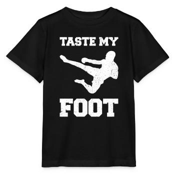 Kickboxen Kickboxer Kickboxing - Stanley/Stella Kinder T-Shirt MINI CREATOR  - Schwarz - Vorne - Mikhail (115cm)