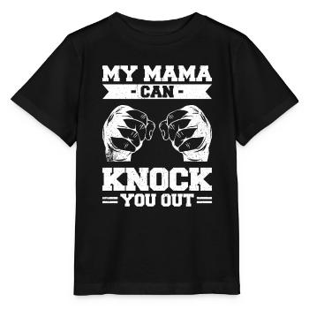 Kickboxen Kickboxer Kickboxing - Stanley/Stella Kinder T-Shirt MINI CREATOR  - Schwarz - Vorne - Mikhail (115cm)