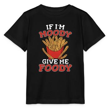 frites frites drôle - T-shirt bio MINI CREATOR Stanley/Stella Enfant - noir - Devant - Mikhail (115cm)