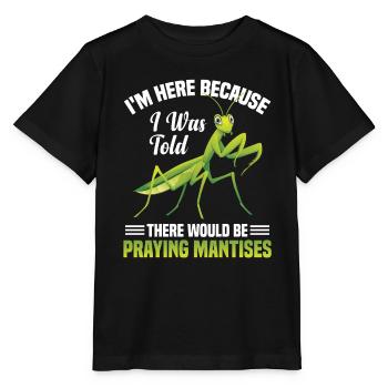 Enclos alimentaire de costume de mante religieuse - T-shirt bio MINI CREATOR Stanley/Stella Enfant - noir - Devant - Mikhail (115cm)