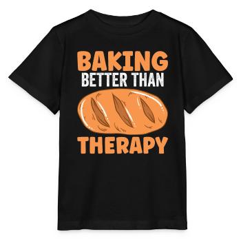 Cuisson du pain Boulangerie Boulangerie Fabrication du pain - T-shirt bio MINI CREATOR Stanley/Stella Enfant - noir - Devant - Mikhail (115cm)