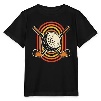 Golf Golfeurs Golfeurs - T-shirt bio MINI CREATOR Stanley/Stella Enfant - noir - Devant - Mikhail (115cm)