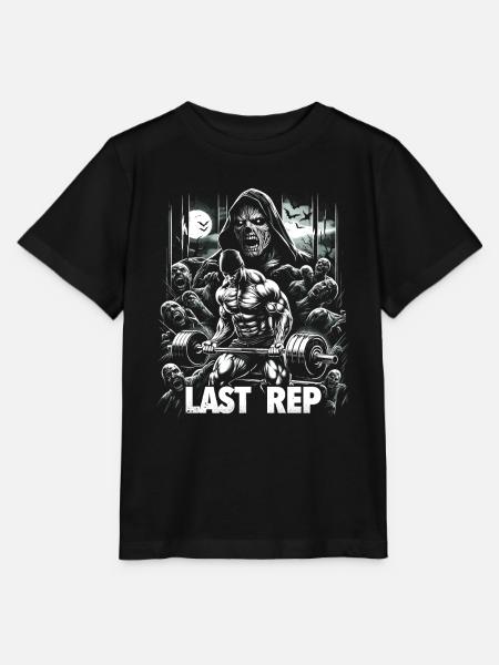 Last Rep 80s Slasher Bodybuilding - Stanley/Stella Kinder T-Shirt MINI CREATOR - Schwarz