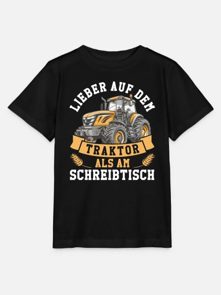 Landwirt Ackerbauer - Stanley/Stella Kinder T-Shirt MINI CREATOR - Schwarz