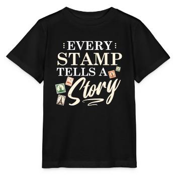 Philatélie Philatéliste philatéliste philatélique - T-shirt bio MINI CREATOR Stanley/Stella Enfant - noir - Devant - Mikhail (115cm)