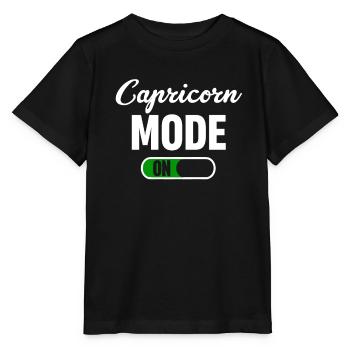 Steinbock-modus Für Lustige Horoskope - Stanley/Stella Kinder T-Shirt MINI CREATOR  - Schwarz - Vorne - Mikhail (115cm)