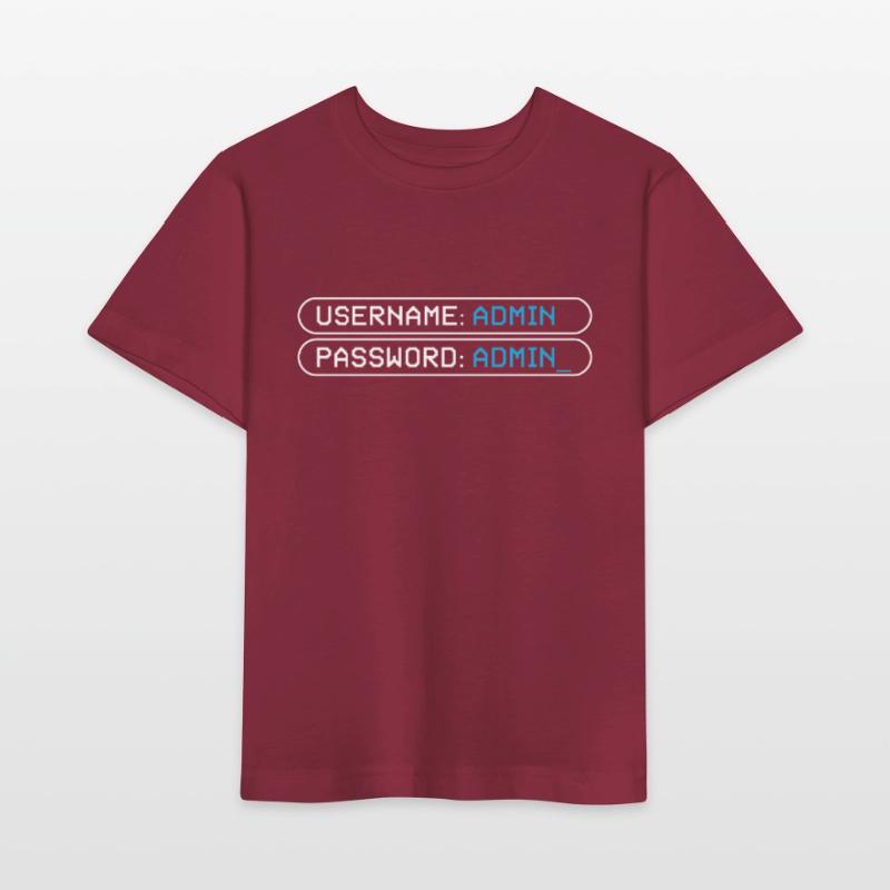 Username Admin Password Programmer Stanley/Stella MINI CREATOR Kids’ T-Shirt