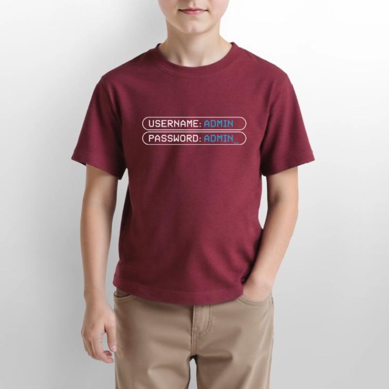 Username Admin Password Programmer Stanley/Stella MINI CREATOR Kids’ T-Shirt