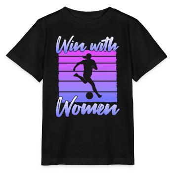 Women's Soccer, Women's Soccer, Women's Soccer - Stanley/Stella MINI CREATOR Kids’ T-Shirt - black - Front - Mikhail (115cm)