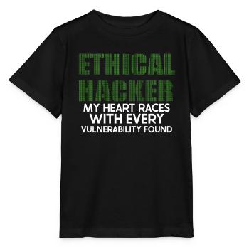 Analyste en piratage éthique Cybersécurité éthique - T-shirt bio MINI CREATOR Stanley/Stella Enfant - noir - Devant - Mikhail (115cm)
