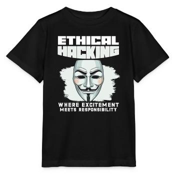 Analyste en piratage éthique Cybersécurité éthique - T-shirt bio MINI CREATOR Stanley/Stella Enfant - noir - Devant - Mikhail (115cm)