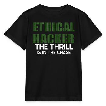 Analyste en piratage éthique Cybersécurité éthique - T-shirt bio MINI CREATOR Stanley/Stella Enfant - noir - Devant - Mikhail (115cm)