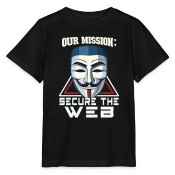Analyste en piratage éthique Cybersécurité éthique - T-shirt bio MINI CREATOR Stanley/Stella Enfant - noir - Devant - Mikhail (115cm)