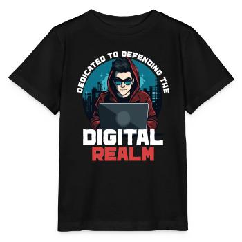 Analyste en piratage éthique Cybersécurité éthique - T-shirt bio MINI CREATOR Stanley/Stella Enfant - noir - Devant - Mikhail (115cm)