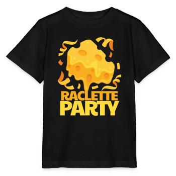 Raclette Party Cheese Enjoyment - Stanley/Stella MINI CREATOR Kids’ T-Shirt - black - Front - Mikhail (115cm)