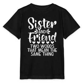 Sister Gifts - Stanley/Stella Kinder T-Shirt MINI CREATOR  - Schwarz - Vorne - Mikhail (115cm)