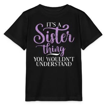 Sister Gifts - Stanley/Stella Kinder T-Shirt MINI CREATOR  - Schwarz - Vorne - Mikhail (115cm)