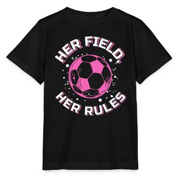 Women's Soccer, Women's Soccer, Women's Soccer - Stanley/Stella MINI CREATOR Kids’ T-Shirt - black - Front - Mikhail (115cm)