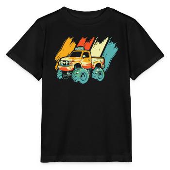Monster Truck - T-shirt bio MINI CREATOR Stanley/Stella Enfant - noir - Devant - Mikhail (115cm)