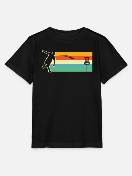 Frisbee Golf Disc Golf - Stanley/Stella Kinder T-Shirt MINI CREATOR - Schwarz
