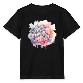 Philatélie Philatéliste philatéliste philatélique - T-shirt bio MINI CREATOR Stanley/Stella Enfant - noir - Devant - Mikhail (115cm)