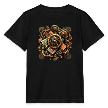 Philatélie Philatéliste philatéliste philatélique - T-shirt bio MINI CREATOR Stanley/Stella Enfant - noir - Devant - Mikhail (115cm)
