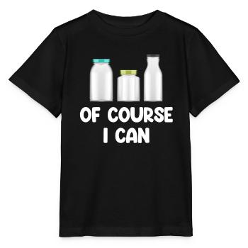 Bien sûr, je peux conserver la saison des conserves - T-shirt bio MINI CREATOR Stanley/Stella Enfant - noir - Devant - Mikhail (115cm)