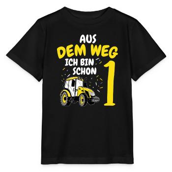 1. Geburtstag Kindergeburtstag Party Kindergarten - Stanley/Stella Kinder T-Shirt MINI CREATOR  - Schwarz - Vorne - Mikhail (115cm)