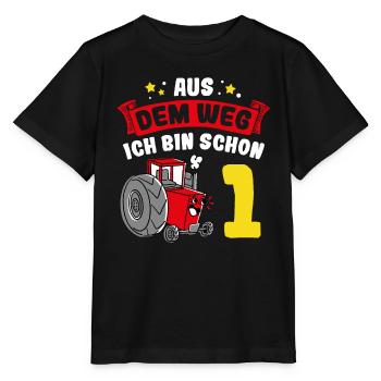 1. Geburtstag Kindergeburtstag Party Kindergarten - Stanley/Stella Kinder T-Shirt MINI CREATOR  - Schwarz - Vorne - Mikhail (115cm)
