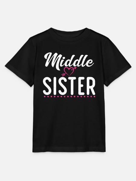 Middle Sister Gifts - Stanley/Stella Kinder T-Shirt MINI CREATOR - Schwarz