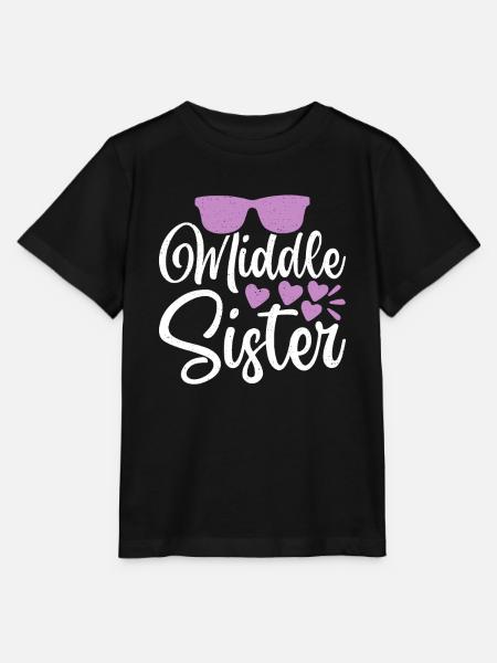 Middle Sister Gifts - Stanley/Stella Kinder T-Shirt MINI CREATOR - Schwarz