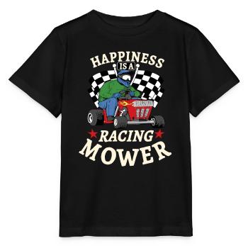 Tondeuse à gazon Tondeuse à gazon de course Tondeuse à gazon de course - T-shirt bio MINI CREATOR Stanley/Stella Enfant - noir - Devant - Mikhail (115cm)