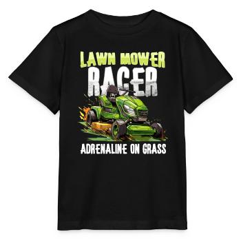 Tondeuse à gazon Tondeuse à gazon de course Tondeuse à gazon de course - T-shirt bio MINI CREATOR Stanley/Stella Enfant - noir - Devant - Mikhail (115cm)