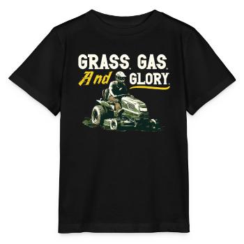 Tondeuse à gazon Tondeuse à gazon de course Tondeuse à gazon de course - T-shirt bio MINI CREATOR Stanley/Stella Enfant - noir - Devant - Mikhail (115cm)