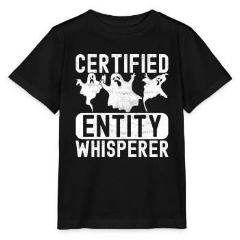 Paranormal Investigator Ghost Hunting - Stanley/Stella MINI CREATOR Kids’ T-Shirt - black - Front - Mikhail (115cm)