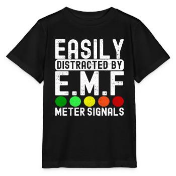 Enquêteur paranormal Chasse aux fantômes - T-shirt bio MINI CREATOR Stanley/Stella Enfant - noir - Devant - Mikhail (115cm)