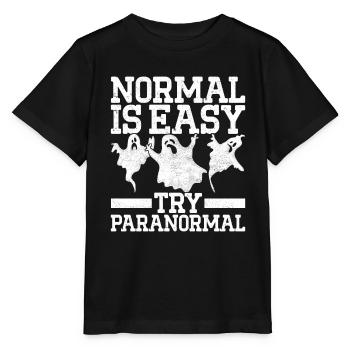 Enquêteur paranormal Chasse aux fantômes - T-shirt bio MINI CREATOR Stanley/Stella Enfant - noir - Devant - Mikhail (115cm)