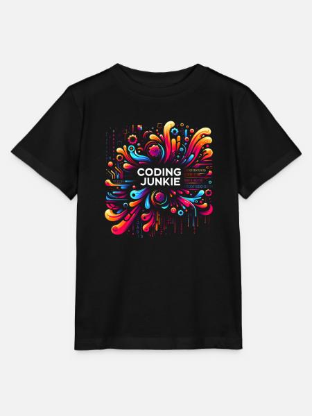 Coding Junkie 12 - Stanley/Stella Kinder T-Shirt MINI CREATOR - Schwarz