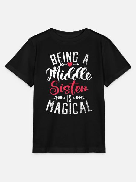 Middle Sister Gifts - Stanley/Stella Kinder T-Shirt MINI CREATOR - Schwarz
