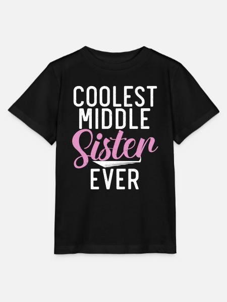 Middle Sister Gifts - Stanley/Stella Kinder T-Shirt MINI CREATOR - Schwarz