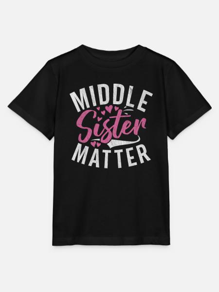 Middle Sister Gifts - Stanley/Stella Kinder T-Shirt MINI CREATOR - Schwarz