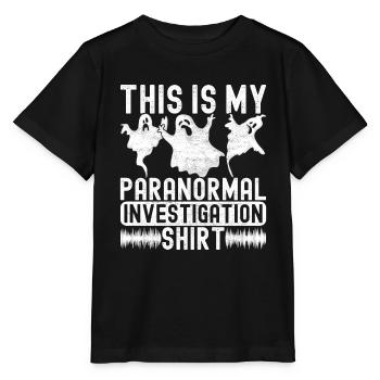 Enquêteur paranormal Chasse aux fantômes - T-shirt bio MINI CREATOR Stanley/Stella Enfant - noir - Devant - Mikhail (115cm)