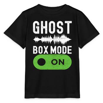 Enquêteur paranormal Chasse aux fantômes - T-shirt bio MINI CREATOR Stanley/Stella Enfant - noir - Devant - Mikhail (115cm)