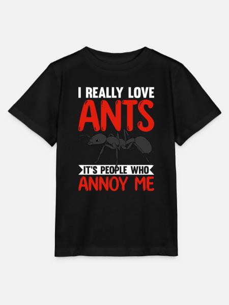 Antkeeping Ameisenzucht Ameisen - Stanley/Stella Kinder T-Shirt MINI CREATOR - Schwarz